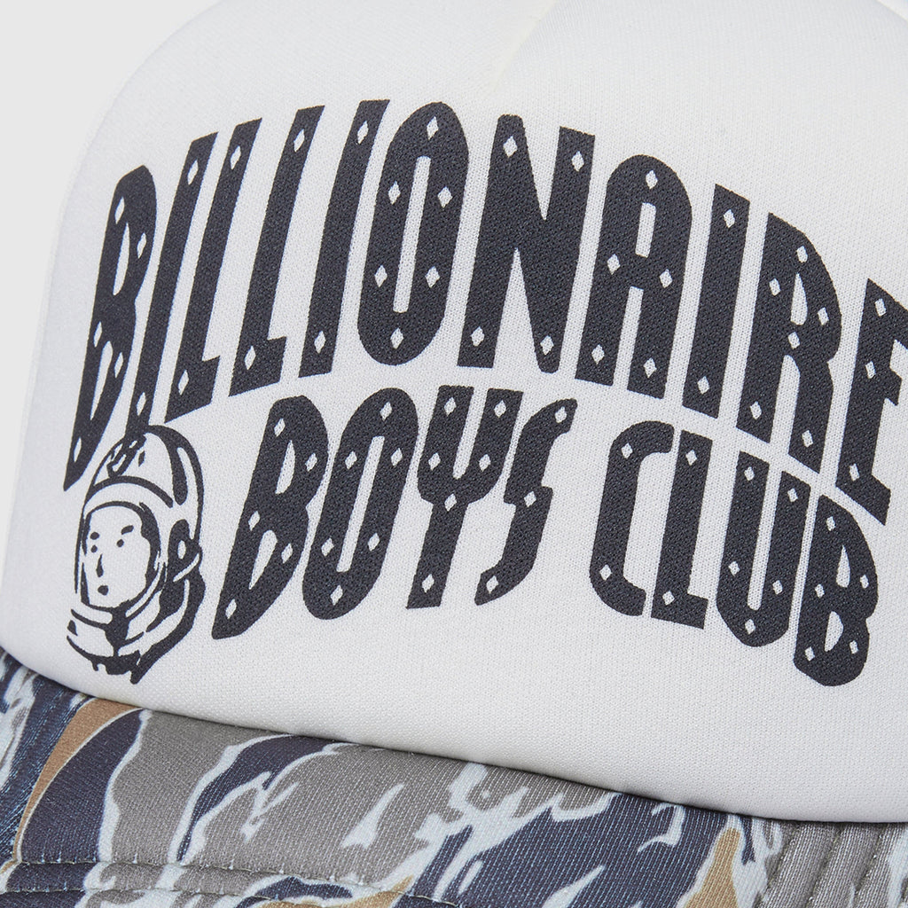 Billionaire Boys Club Arch Logo Trucker Cap - Khaki / Camo