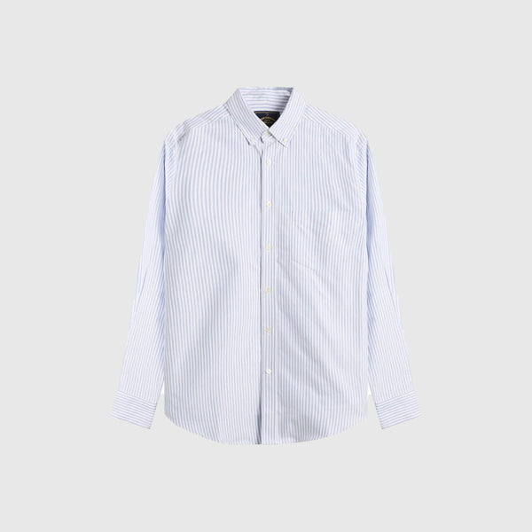 Portuguese Flannel Belavista Stripe Shirt - Blue