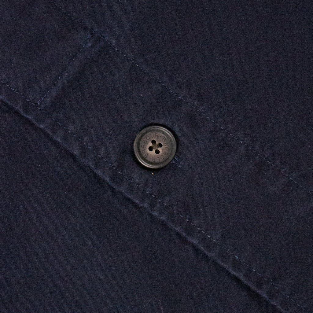 Barbour Jungle Overshirt - Navy - Front Close Up
