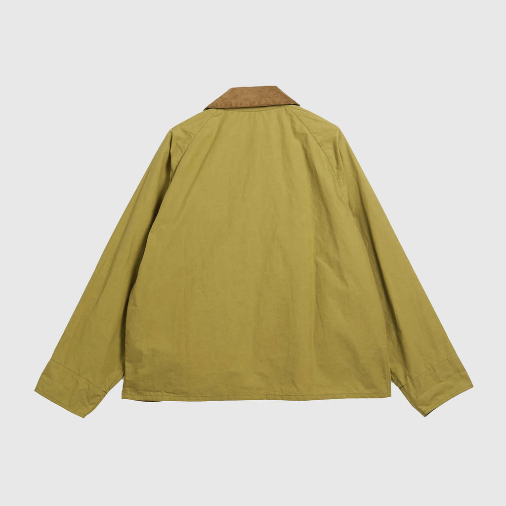 Barbour Transport Casual Jacket - Golden Green - Back