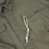 Barbour Ripstop Overshirt - Burnt Olive - Front Close Up