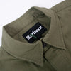 Barbour Ripstop Overshirt - Burnt Olive - Front Close Up