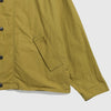 Barbour Transport Casual Jacket - Golden Green - Front Close Up
