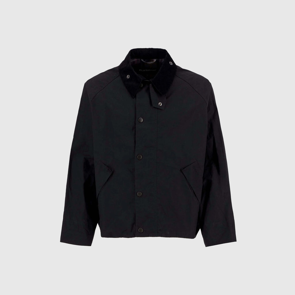 Barbour Transport Casual Jacket - Black - Front