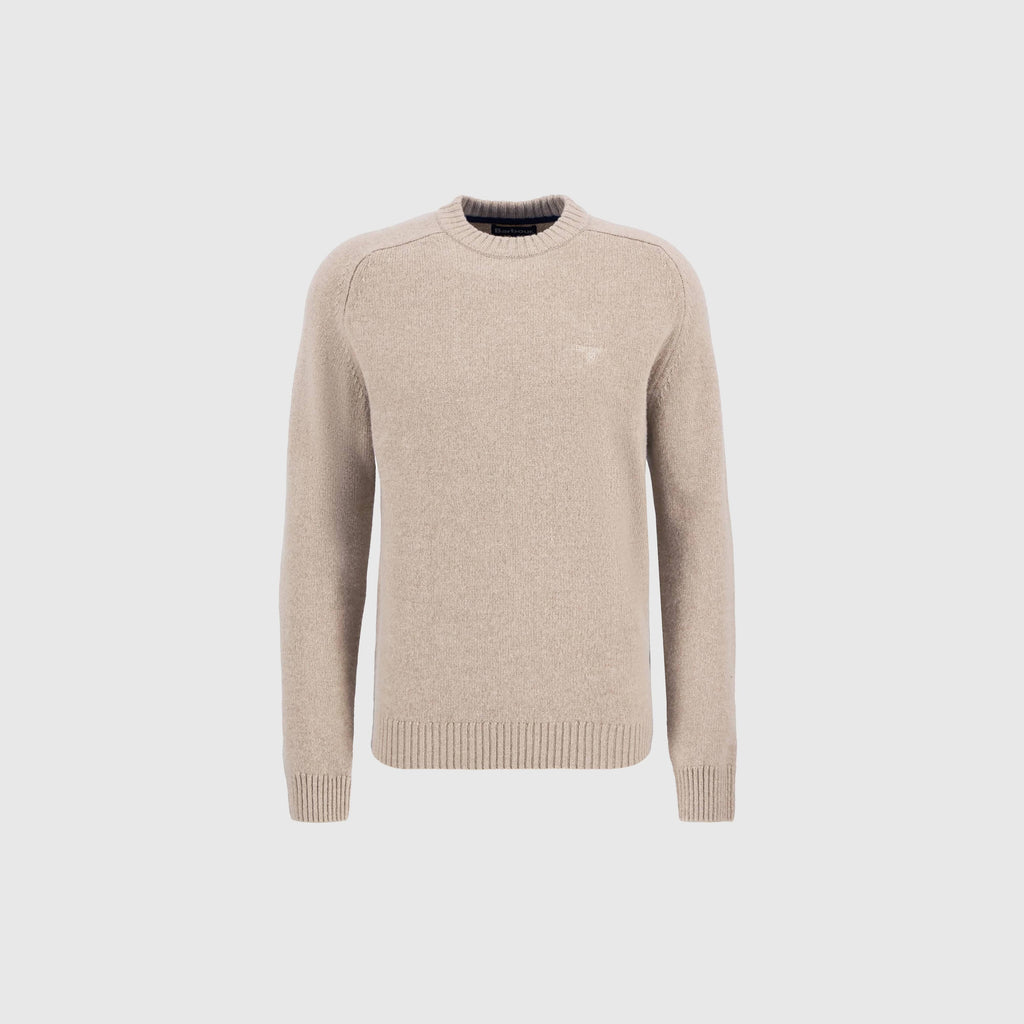 Barbour Grangetown Crewneck - Washed Stone - Front
