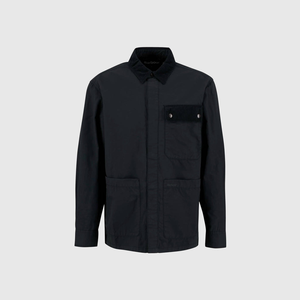 Barbour Silverbay Overshirt - Black - Front