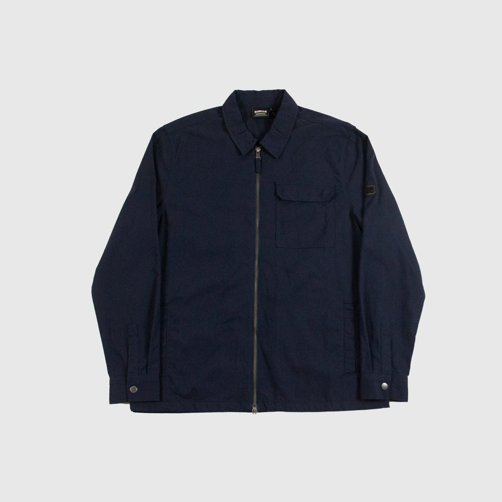 Barbour Maze Overshirt - Navy - Front