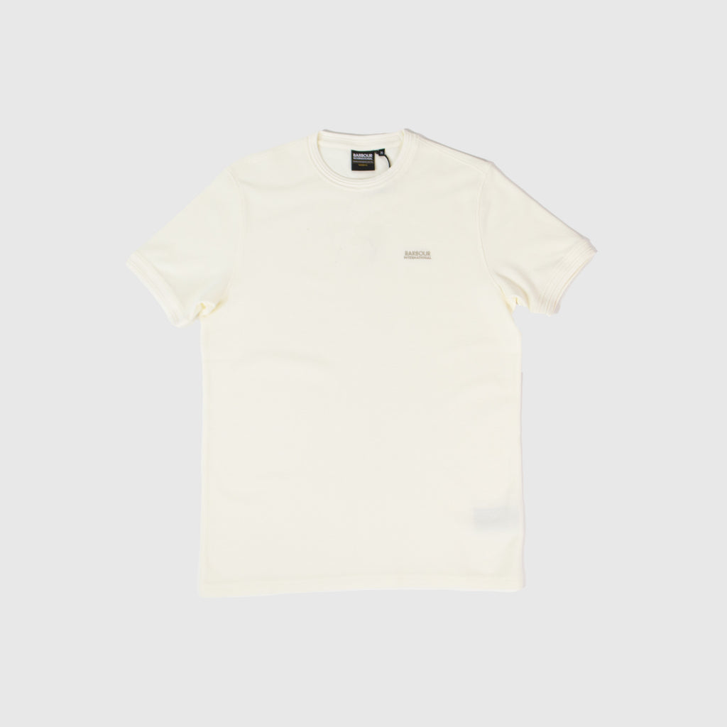 Barbour Charlie Tee - Whisper White - Front