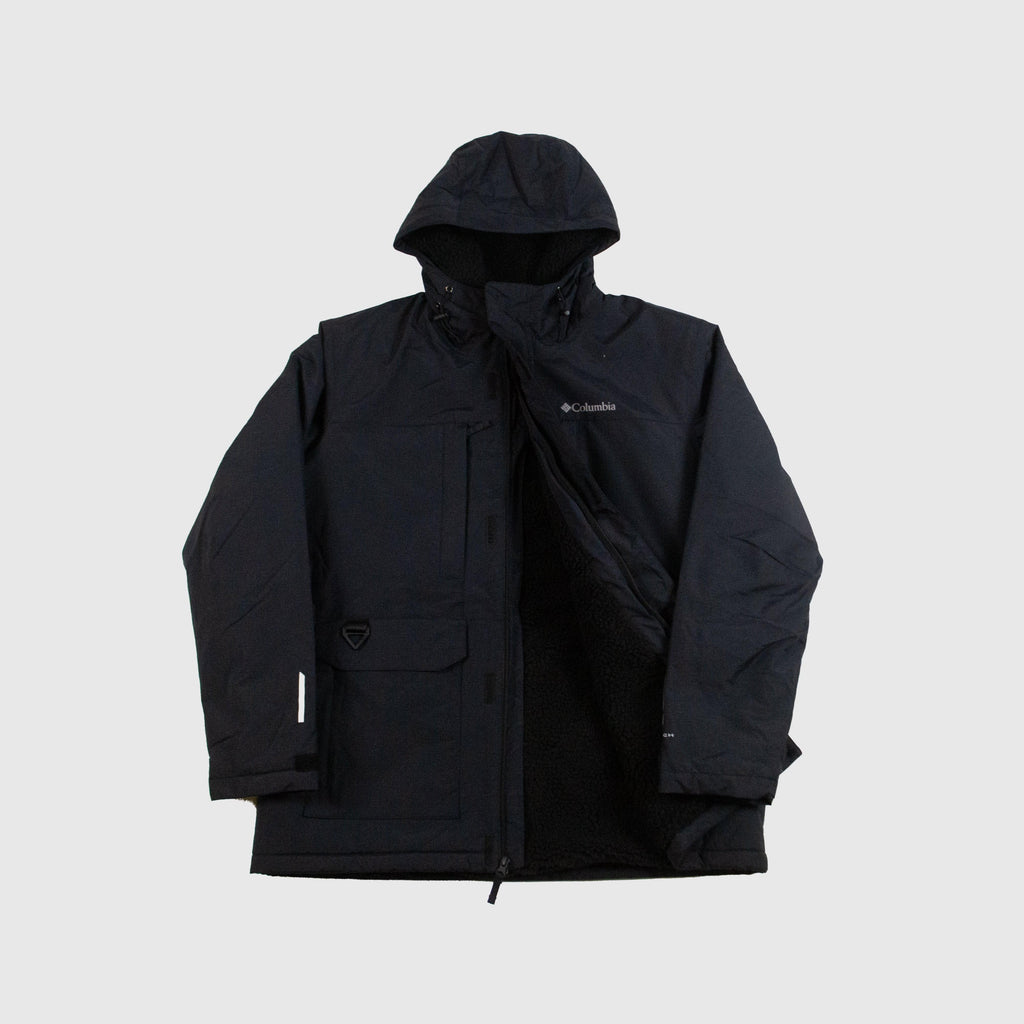 Columbia Landroamer Sherpa Lined Jacket - Black - Front Open