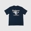Barbour Outdoors T Shirt - Navy - Back