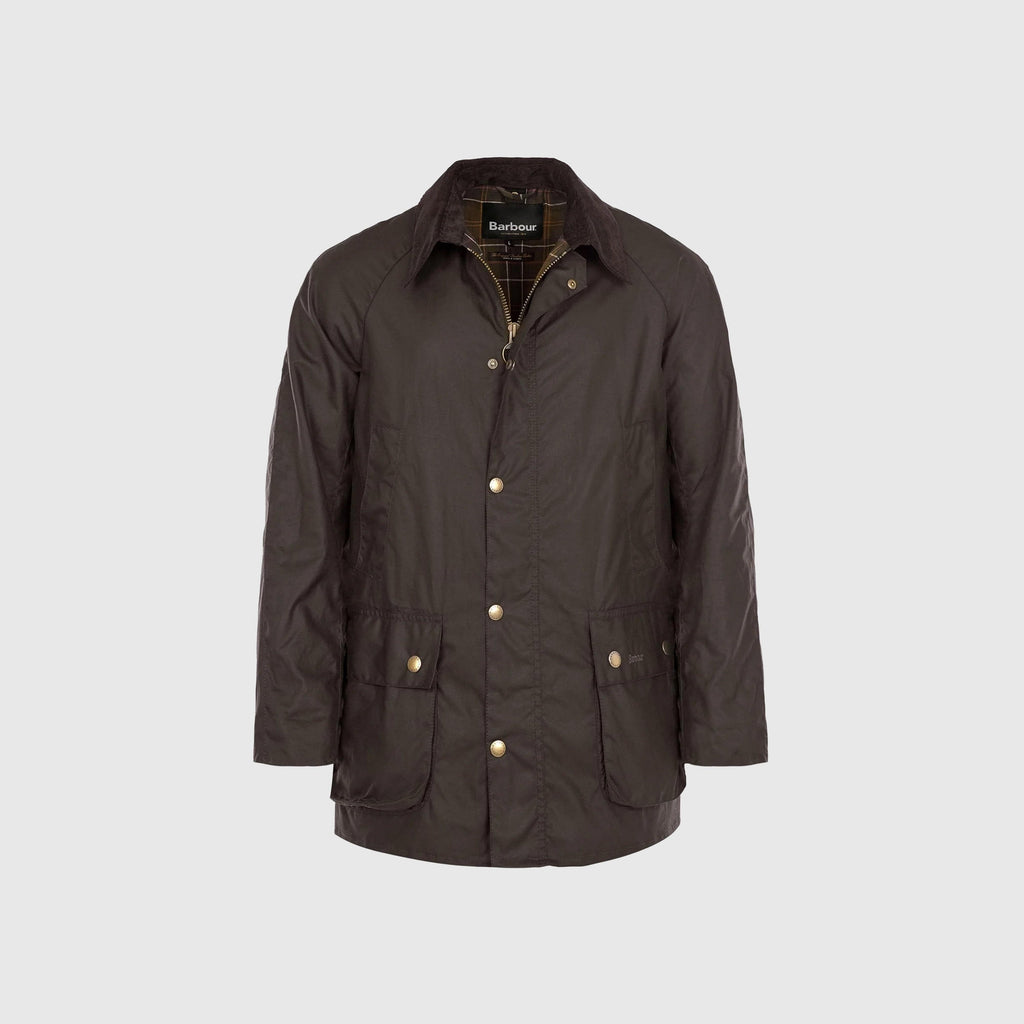 Barbour Ashby Wax Jacket - Olive - Front