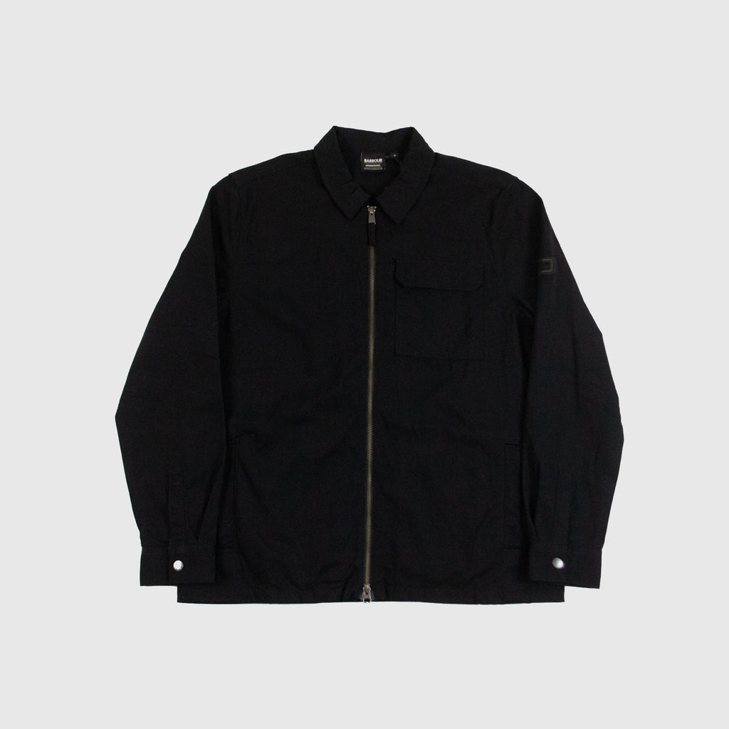 Barbour International Maze Overshirt - Black - Front