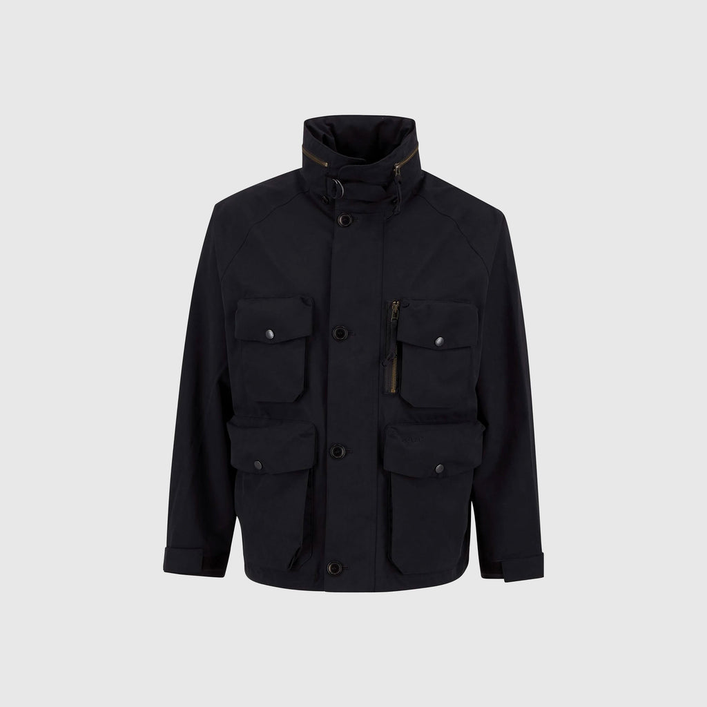 Barbour Westdale Waterproof Jacket - Black - Front