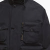 Barbour Westdale Waterproof Jacket - Black - Front Close Up