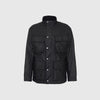 Barbour Brunton Waxed Jacket - Black - Front