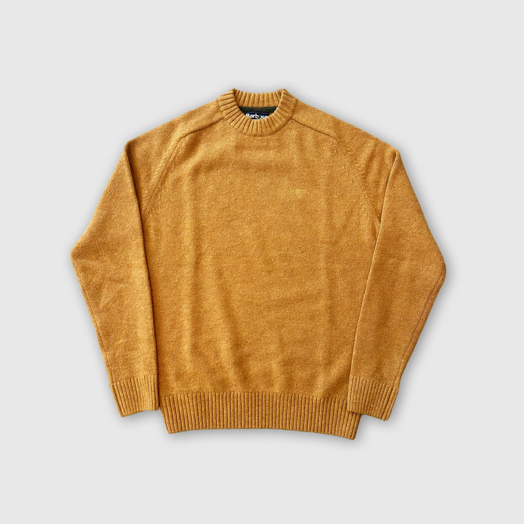 Barbour Grangetown Marino Crew Neck Sweater - Harvest Gold - Front