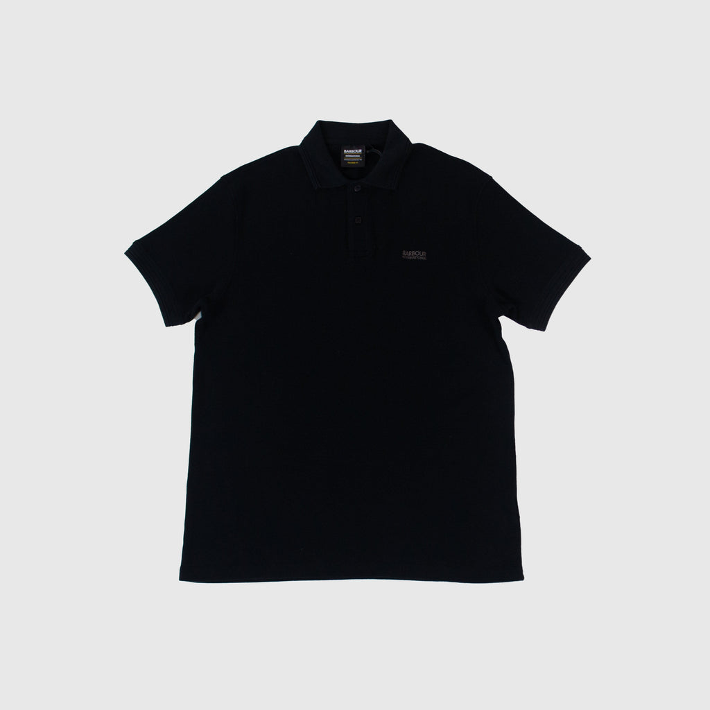 Barbour Charlie Polo - Black - Front