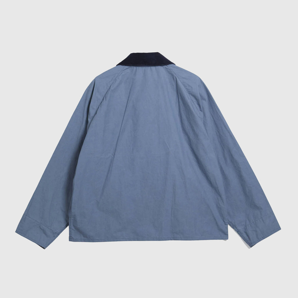Barbour Transport Casual Jacket - Washed Blue - Back