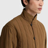 Barbour Endurance Quilted Jacket - Sepia - Front Close Up
