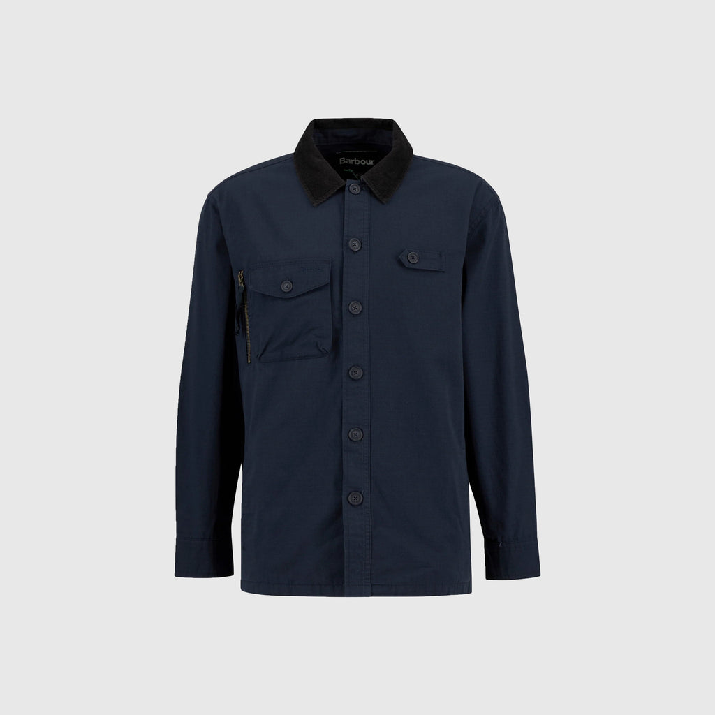 Barbour Endurance Ripstop Overshirt - Navy - Front