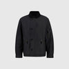 Barbour Hanger Wax Deck Jacket - Black - Front