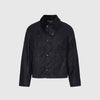 Barbour Spey Wax Jacket - Black - Front