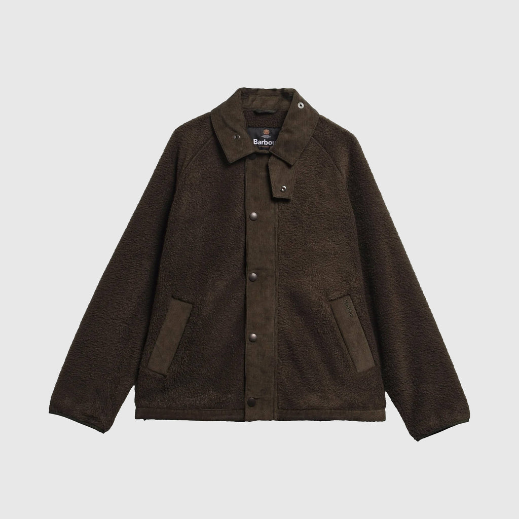 Barbour Transport Fleece - Sage - Front