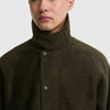 Barbour Transport Fleece - Sage - Front Close Up
