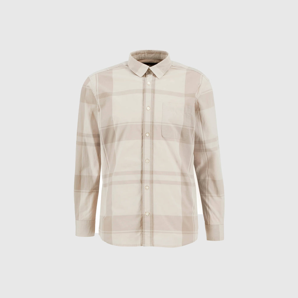 Barbour Tunstall Oversized Tonal Tartan Shirt - Mist - Front