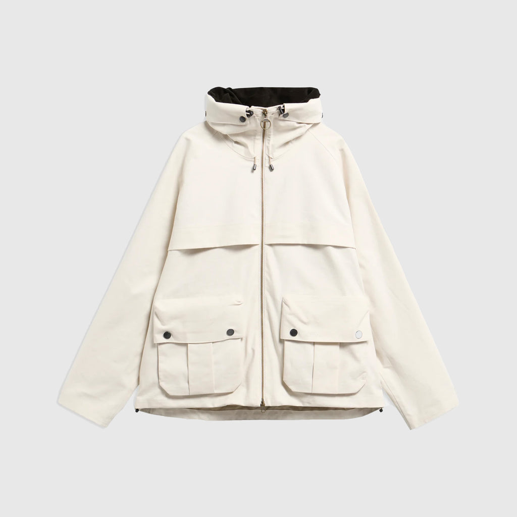 Barbour Ursula Wading Waterproof Jacket - Fog - Front