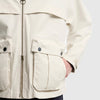 Barbour Ursula Wading Waterproof Jacket - Fog - Front Close Up