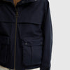 Barbour Ursula Waterproof Jacket - Navy - Front Close Up