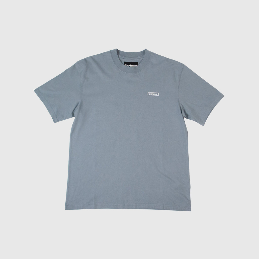 Barbour Walton Tee - Washed Blue - Front