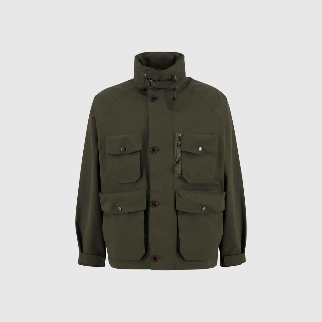 Barbour Westdale Waterproof Jacket - Olive - Front