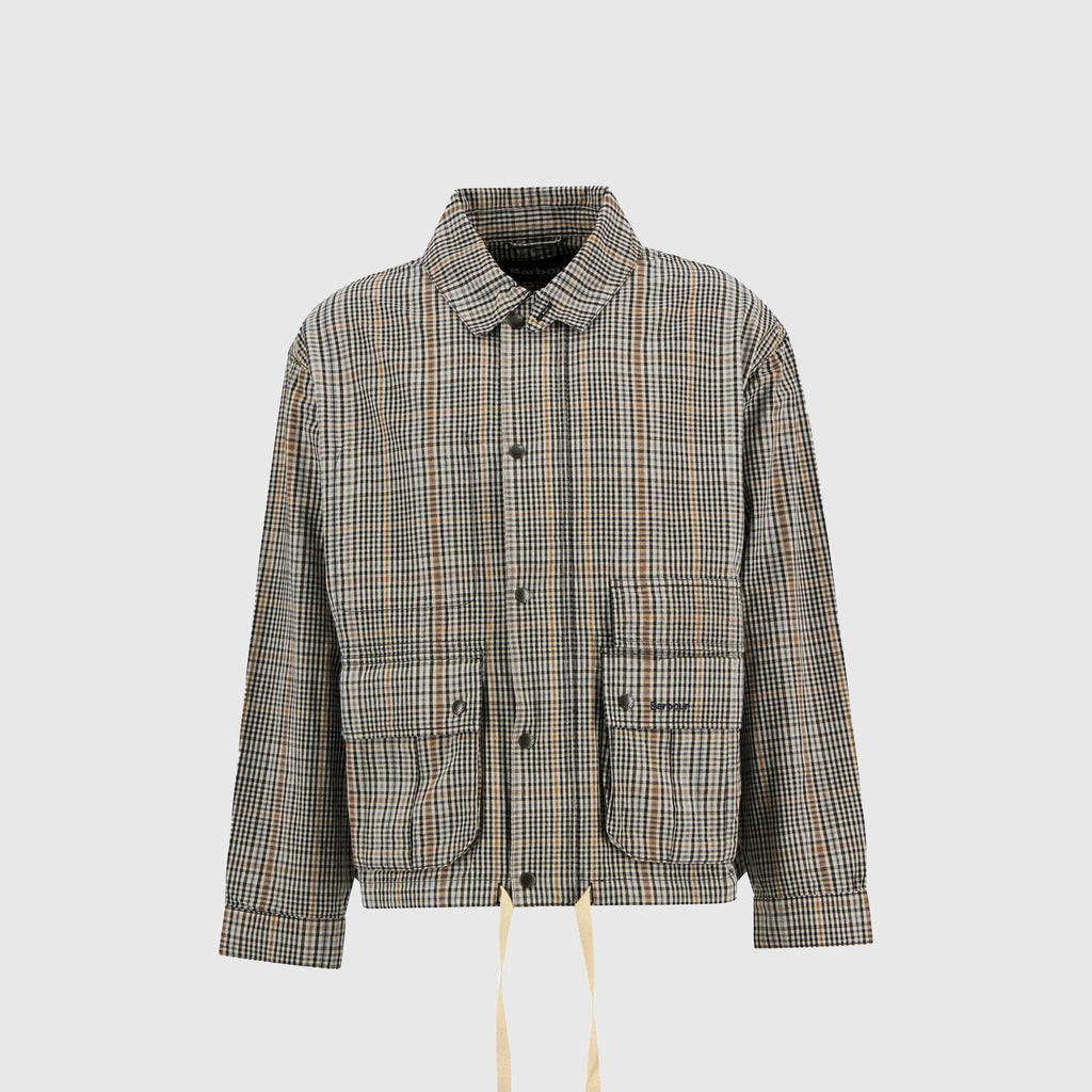 Barbour Westoe Check Casual Jacket - Neutral Check - Front