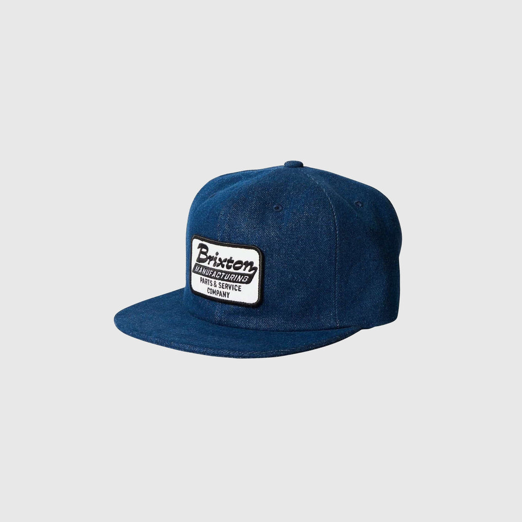 Brixton Township NP HP Snapback - Denim Rinse - Front