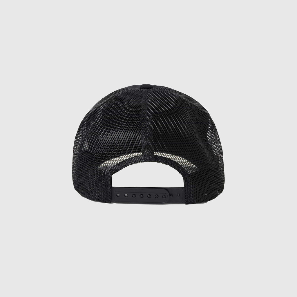 Brixton Keaton MP Trucker Hat - Black / Black - Back
