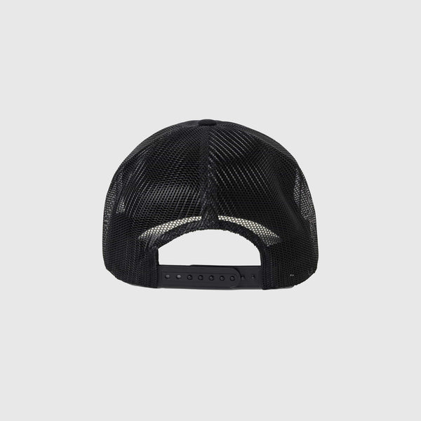 Brixton Keaton MP Trucker Hat - Black / Black - Back