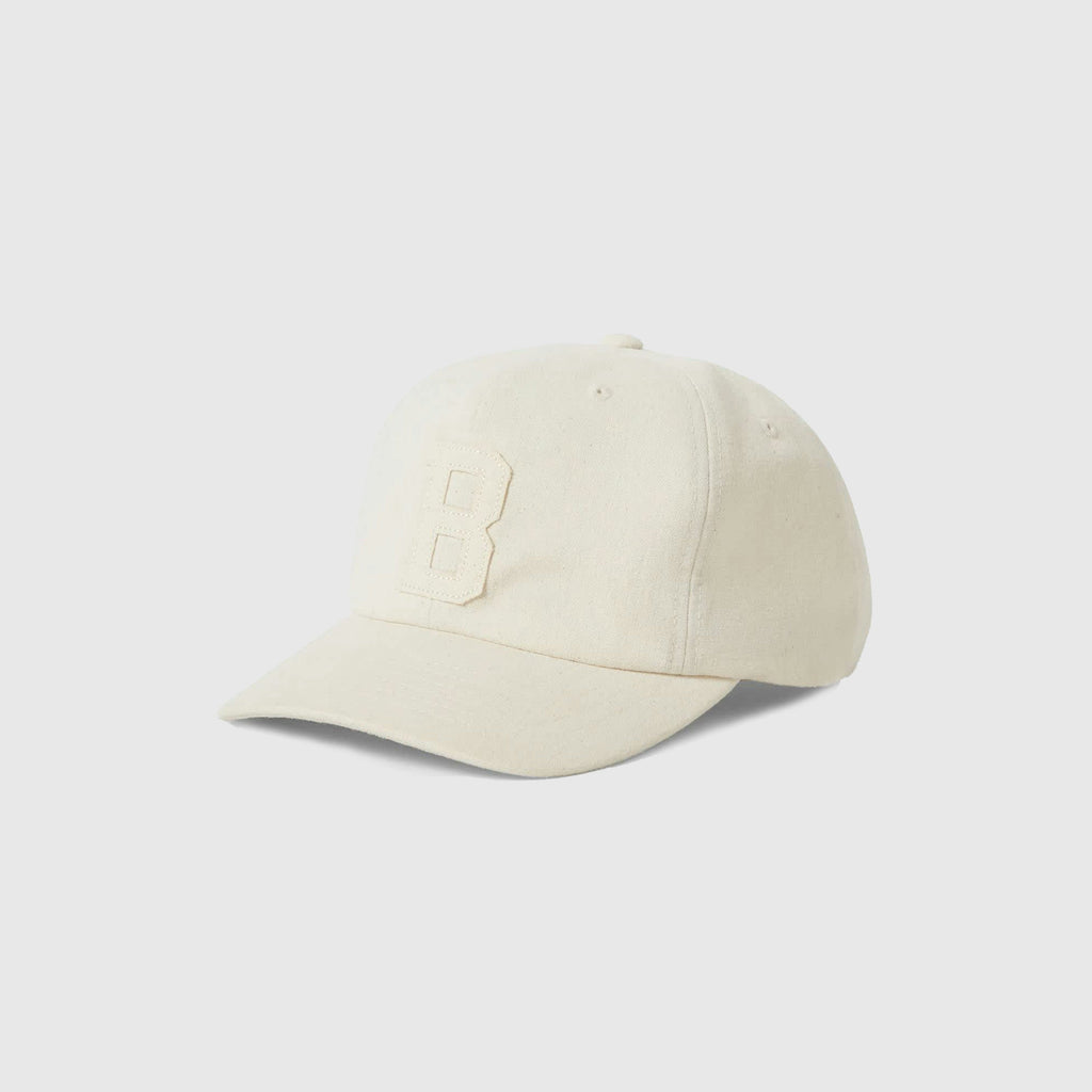 Brixton Big B MP Cap - Egret White Canvas - Front