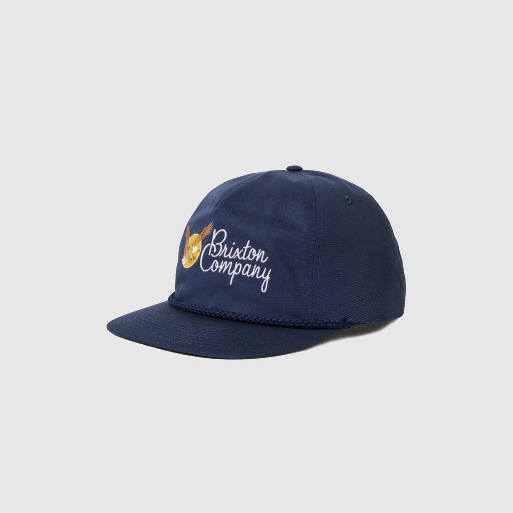 Brixton Soar HP Snapback Washed - Navy - Front