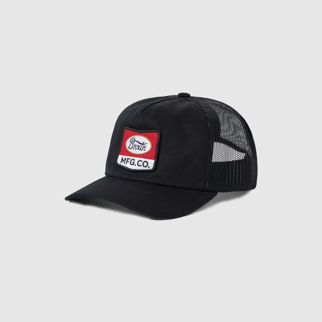 Brixton Philips NP MP Trucker Hat - Black / Black - Front