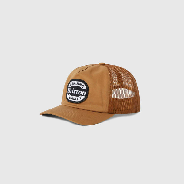 Brixton Keaton MP Trucker Hat - Washed Copper / Washed Copper - Front