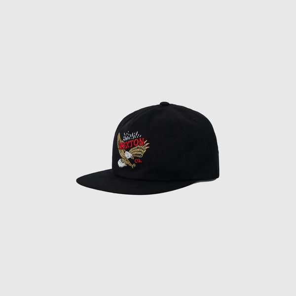 Brixton Keller Snapback - Black - Front