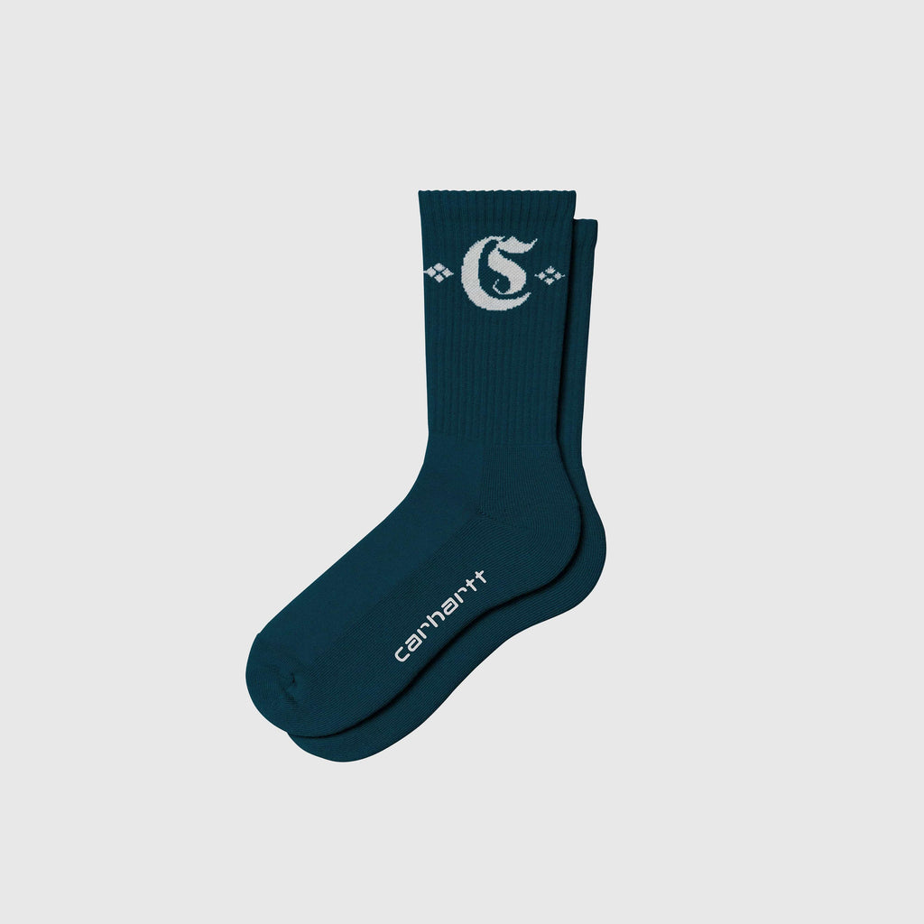 Carhartt WIP Greatest Hits Socks - Deep Lagoon / Wax