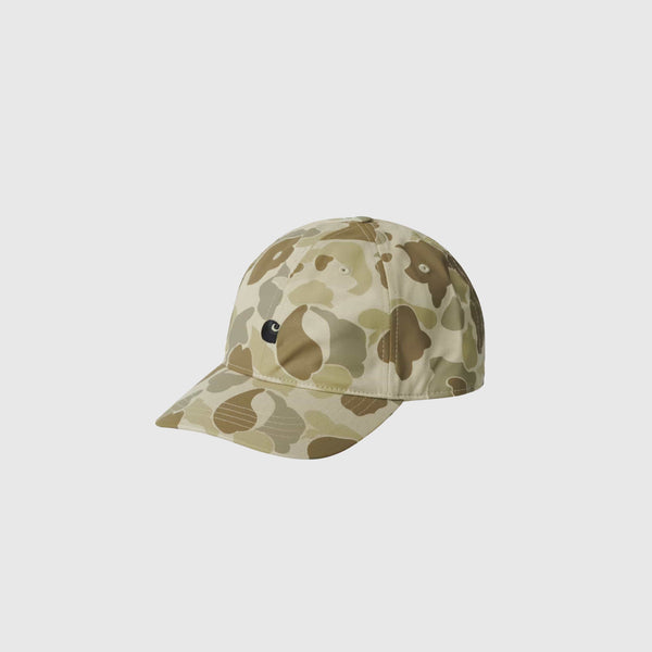 Carhartt WIP Madison Logo Cap - Camo Duck / Desert - Front