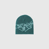 Carhartt WIP Screwed Up Scripter Beanie - Rainforest / Air Sky - Front