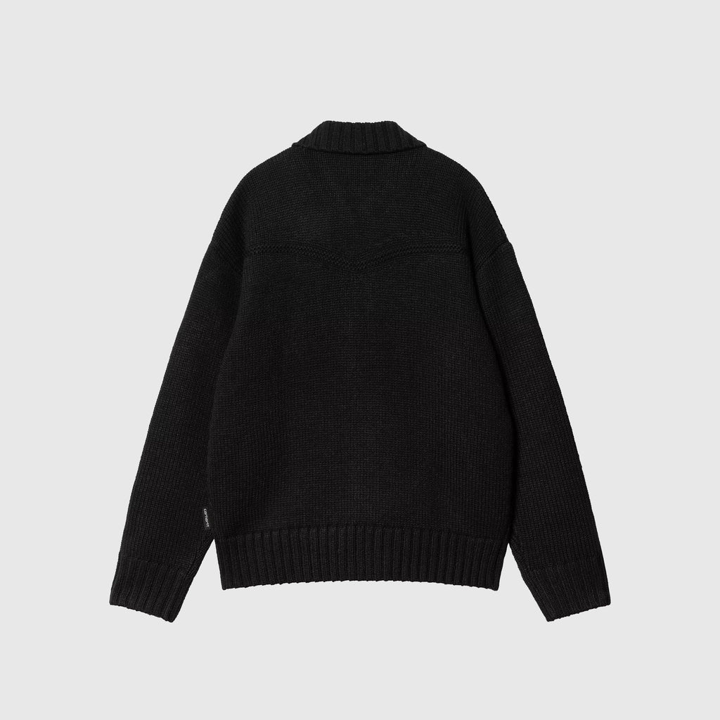 Carhartt WIP Santa Fe Cardigan - Black - Back