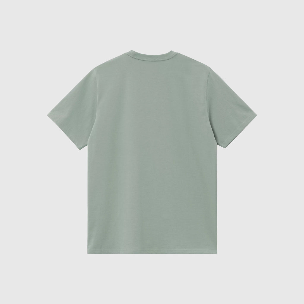 Carhartt WIP SS Chase Tee - Frosted Green / Gold - Back