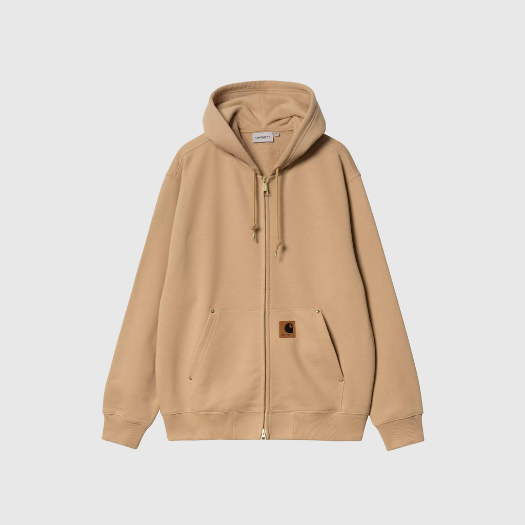 Carhartt WIP Hooded Eldon Sweat Jacket - Dusty Hamilton - Front