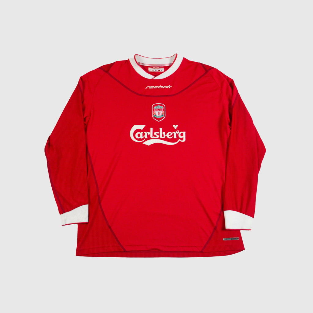 Forum X Cult Kits Liverpool 2002/04 LS Home Shirt - Red / White